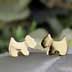AGATHA Scottish Terrier 18K YG Pierced-earrings